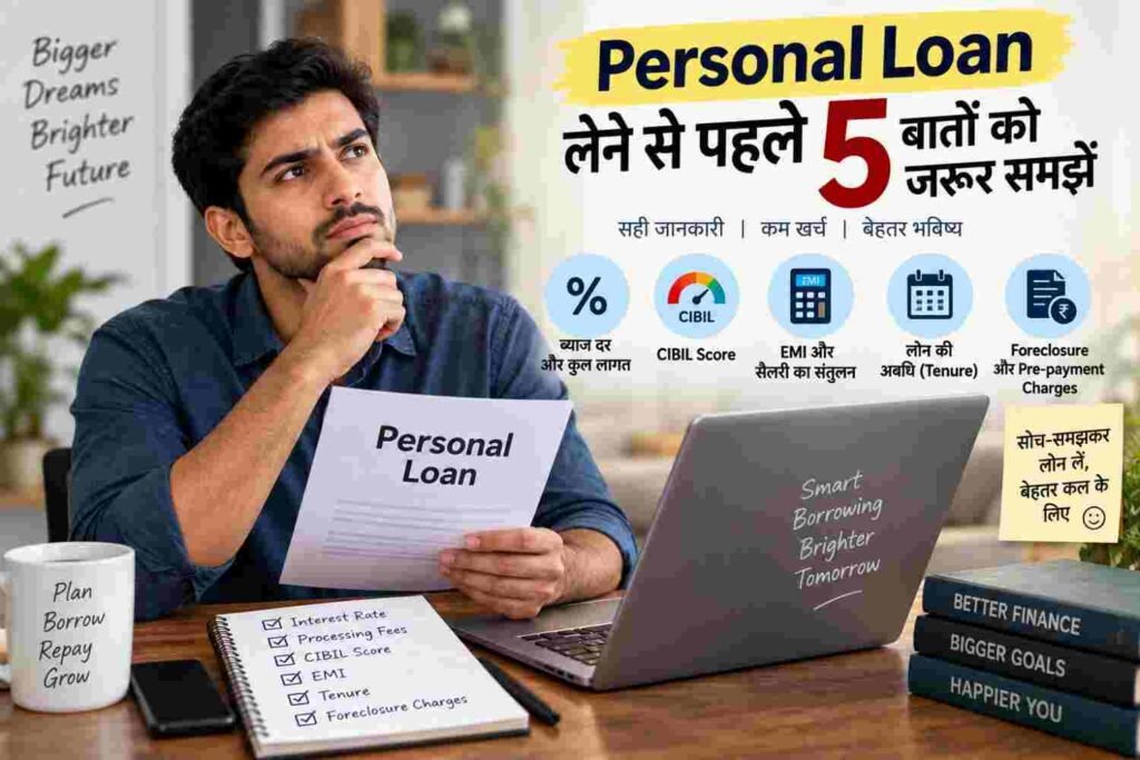 Personal Loan लेने से पहले जरूरी बातें